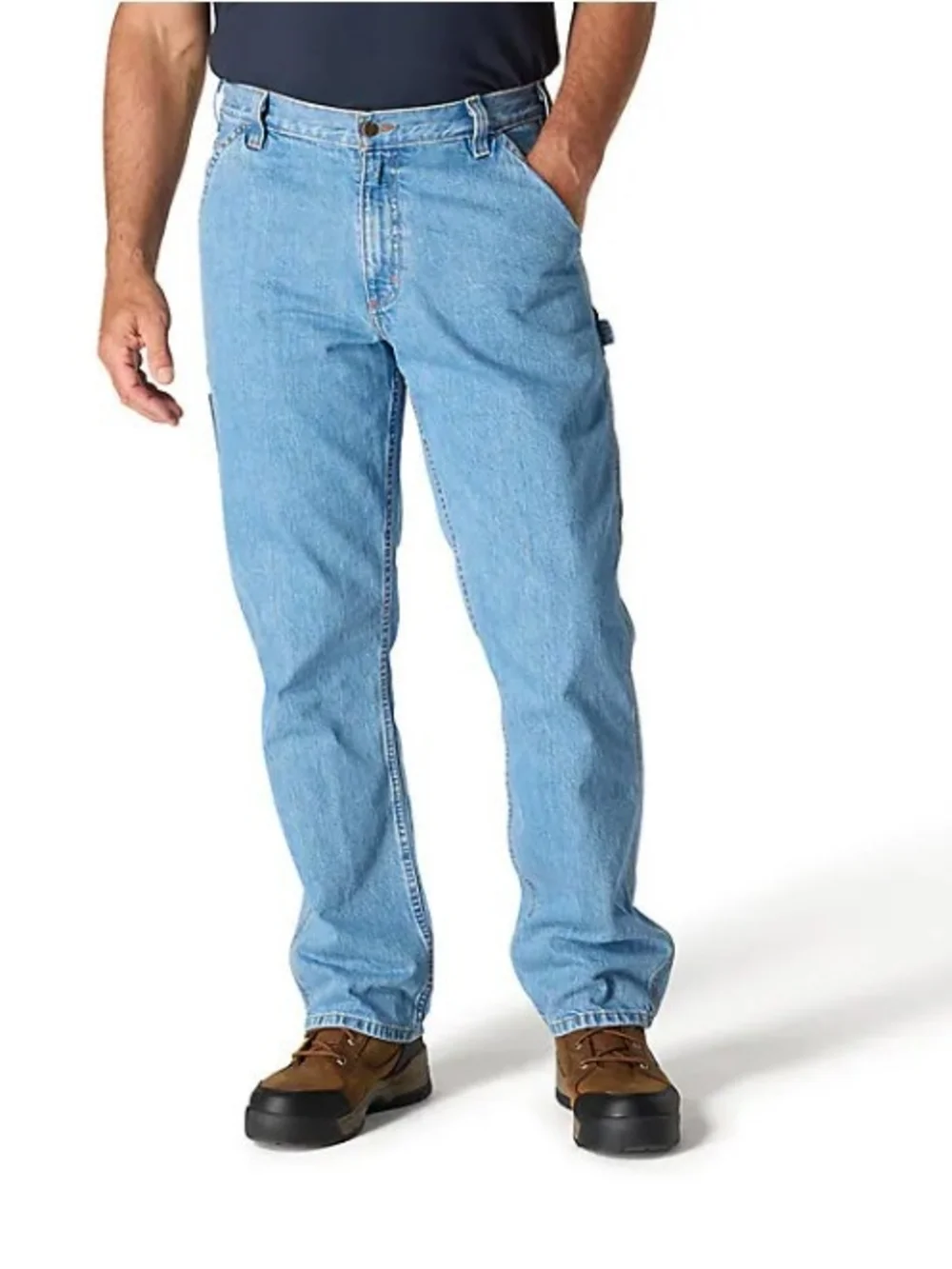 Carhartt Loose Straight Denim 100% Cotton Men’s Blue Jeans 40x34 BD4941-M